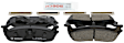 2000 Ford F-150 - Rear Ceramic Brake Pad Set, 5.4L 8Cyl, QuietCast Series