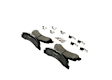 1999 Ford F-250 Super Duty - Front Ceramic Brake Pad Set, 6.8L 10Cyl, QuietCast Series