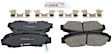 BC787 Front Quietcast Premium Series Ceramic Brake Pad Set