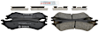 1999 Ford E-250 Econoline - Rear Ceramic Brake Pad Set, 4.2L 6Cyl, Quietcast Premium Series
