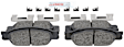 BC805 Front Quietcast Premium Series Ceramic Brake Pad Set