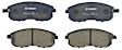 2002 Infiniti I35 - Front Ceramic Brake Pad Set, 3.5L 6Cyl, Quietcast Premium Series