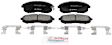 2017 Nissan Sentra - Front Ceramic Brake Pad Set, With Rear Drum, Quietcast Premium Series