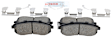 2017 Nissan Sentra - Front Ceramic Brake Pad Set, With Rear Drum, Quietcast Premium Series