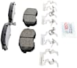 2017 Nissan Sentra - Front Ceramic Brake Pad Set, With Rear Drum, Quietcast Premium Series