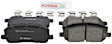 2001 Toyota Highlander - Front Ceramic Brake Pad Set, 2.4L 4Cyl, QuietCast Series