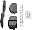 2001 Toyota Highlander - Front Ceramic Brake Pad Set, 2.4L 4Cyl, QuietCast Series