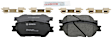 2009 Lexus IS250 - Front Ceramic Brake Pad Set, 2.5L 6Cyl, Quietcast Premium Series