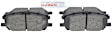 BE1005 Front Blue Series Semi-metallic Brake Pad Set
