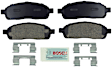 BE1011H Front Blue Series Semi-metallic Brake Pad Set