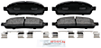 BE1011H Front Blue Series Semi-metallic Brake Pad Set
