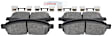 BE1011H Front Blue Series Semi-metallic Brake Pad Set