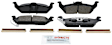 2005 Ford F-150 - Rear Ceramic Brake Pad Set, Blue Series