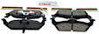 2005 Ford F-150 - Rear Ceramic Brake Pad Set, Blue Series