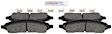 BE1022H Front Euroline Series Ceramic Brake Pad Set