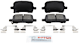 2009 Chevrolet HHR - Front Ceramic Brake Pad Set, HD Brakes, Euroline Series