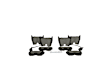 BE1029 Front Blue Series Semi-metallic Brake Pad Set
