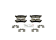 BE1036H Rear Blue Series Ceramic Brake Pad Set