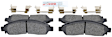 2007 Isuzu i-290 - Front Ceramic Brake Pad Set, 2.9L 4Cyl, Blue Series
