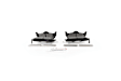2004 Infiniti QX56 - Rear Semi-metallic Brake Pad Set, Blue Series