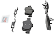 BE1047AH Front Blue Series Ceramic Brake Pad Set