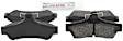 BE1048 Rear Blue Series Ceramic Brake Pad Set