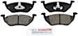 BE1055 Rear Blue Series Ceramic Brake Pad Set