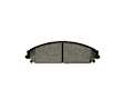 2018 Dodge Charger - Front Ceramic Brake Pad Set, Except Pursuit; 2 Piston Caliper, Blue Series