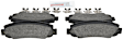 BE1069H Front Blue Series Semi-metallic Brake Pad Set