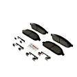2007 Jeep Commander - Front Semi-metallic Brake Pad Set, Blue Series