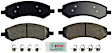 BE1084H Front Blue Series Semi-metallic Brake Pad Set