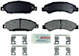 BE1092H Front Blue Series Semi-metallic Brake Pad Set