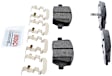 2005 Saturn Relay - Rear Semi-metallic Brake Pad Set, Blue Series