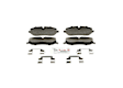 2008 Land Rover Range Rover - Front Semi-metallic Brake Pad Set, 4.4L 8Cyl, Naturally Aspirated, Euroline Series