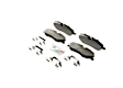 2008 Land Rover Range Rover - Front Semi-metallic Brake Pad Set, 4.4L 8Cyl, Naturally Aspirated, Euroline Series