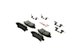 2011 Nissan Pathfinder - Rear Ceramic Brake Pad Set, 4.0L 6Cyl, Blue Series