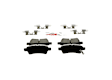2011 Nissan Pathfinder - Rear Ceramic Brake Pad Set, 4.0L 6Cyl, Blue Series