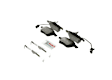 BE1111H Front Blue Series Semi-metallic Brake Pad Set