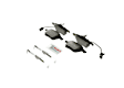 BE1111H Front Blue Series Semi-metallic Brake Pad Set
