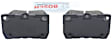 BE1113 Rear Blue Series Ceramic Brake Pad Set