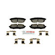 2010 Subaru Legacy - Rear Ceramic Brake Pad Set, 3.6L 6Cyl, Blue Series
