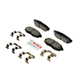 2010 Subaru Legacy - Rear Ceramic Brake Pad Set, 3.6L 6Cyl, Blue Series