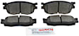 BE1156 Front Blue Series Ceramic Brake Pad Set