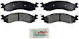 BE1158 Front Blue Series Semi-metallic Brake Pad Set