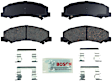 2006 Chevrolet Impala - Front Ceramic Brake Pad Set, 3.9L 6Cyl, Blue Series