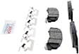 2006 Chevrolet Impala - Front Ceramic Brake Pad Set, 3.9L 6Cyl, Blue Series