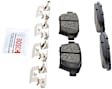 2010 Mercury Milan - Rear Ceramic Brake Pad Set, 3.0L 6Cyl, Blue Series