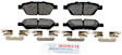 2010 Mercury Milan - Rear Ceramic Brake Pad Set, 3.0L 6Cyl, Blue Series