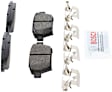 2010 Mercury Milan - Rear Ceramic Brake Pad Set, 3.0L 6Cyl, Blue Series