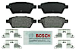 2010 Mercury Milan - Rear Ceramic Brake Pad Set, 3.0L 6Cyl, Blue Series